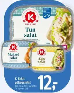 Føtex K-Salat pålægssalat tilbud