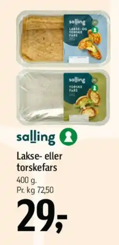 Føtex Lakse- eller torskefars tilbud
