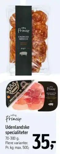 Føtex Princip – udenlandske specialiteter tilbud