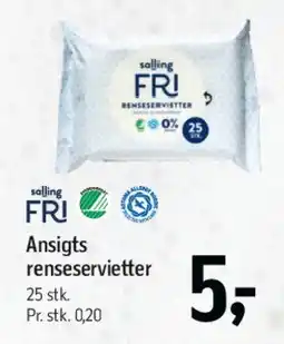Føtex Ansigts renseservietter tilbud