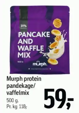 Føtex Murph protein pancake and waffle mix tilbud
