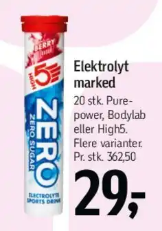 Føtex ZERO elektrolyt tilbud