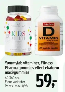 Føtex Yummylab vitaminer / gummies tilbud