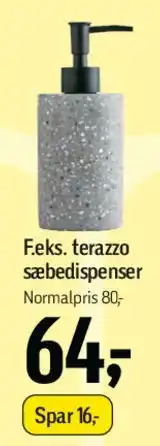 Føtex Terrazzo sæbedispenser tilbud