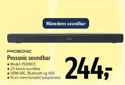 Føtex Prosonic soundbar (PS303W3) tilbud