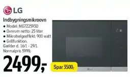 Føtex Indbygningsmikroovn tilbud