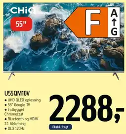 Føtex CHiQ 55 TV (U55...) tilbud