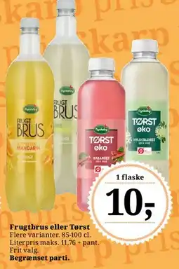 Dagli'Brugsen Frugtbrus eller Tørst tilbud