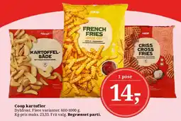 Dagli'Brugsen Coop kartofler tilbud