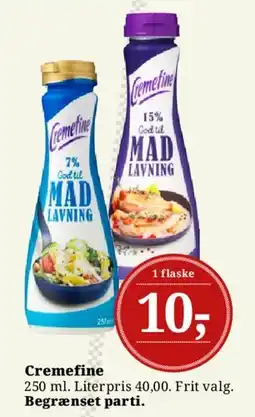 Dagli'Brugsen Cremefine madlavning tilbud