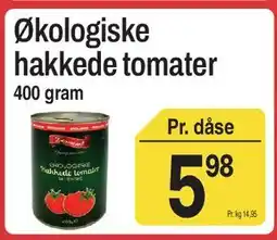 ABC Lavpris Økologiske hakkede tomater tilbud