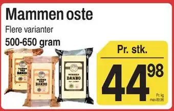 Mammen oste