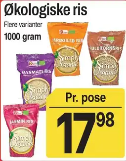 ABC Lavpris Økologiske ris tilbud