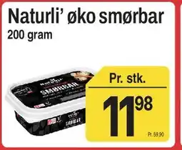 ABC Lavpris Naturli' øko smørbar tilbud