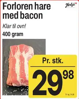 ABC Lavpris Forloren hare med bacon tilbud