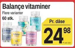 ABC Lavpris Balance vitaminer tilbud