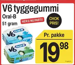 ABC Lavpris V6 tyggegummi tilbud