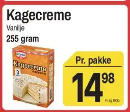 ABC Lavpris Kagecreme (vanilje) tilbud