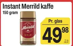 ABC Lavpris Instant Merrild kaffe tilbud