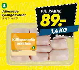 Bilka Kyllingeoverlår uden ben tilbud