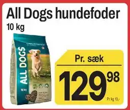 ABC Lavpris All Dogs hundefoder tilbud