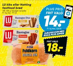 Bilka LU kiks / Hatting fastfood brød tilbud