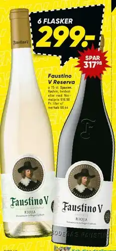 Bilka Faustino V Reserva (6 flasker) tilbud