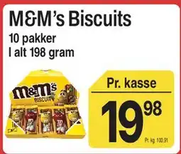 ABC Lavpris M&M's Biscuits tilbud