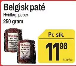 ABC Lavpris Belgisk paté tilbud