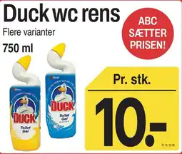 ABC Lavpris Duck wc rens tilbud