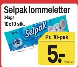 ABC Lavpris Selpak lommeletter tilbud