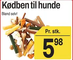 ABC Lavpris Kødben til hunde tilbud