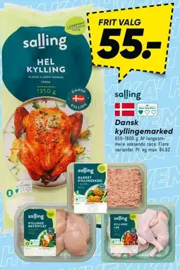 Bilka Dansk kyllingemarked tilbud