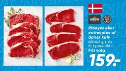 Bilka Ribeyes eller entrecôte tilbud