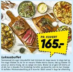 Bilka Luksusbuffet tilbud