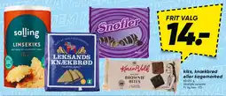 Bilka kiks, knækbrød eller kagemarked tilbud