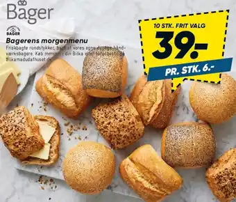 Bagerens morgenmenu