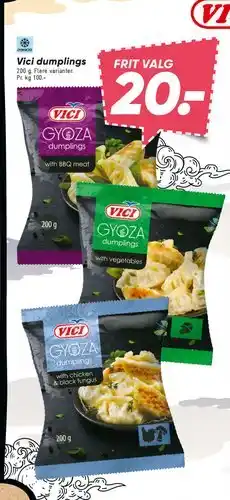 Bilka Vici dumplings (Gyoza) tilbud