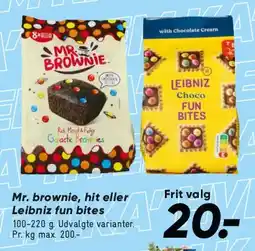 Bilka Mr. Brownie eller Leibniz fun bites tilbud