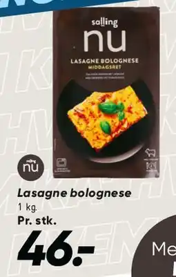 Bilka Lasagne bolognese tilbud