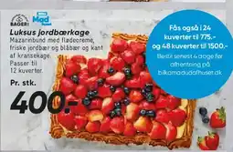 Bilka Luksus jordbærkage tilbud