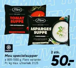 Bilka Mou specialsupper tilbud