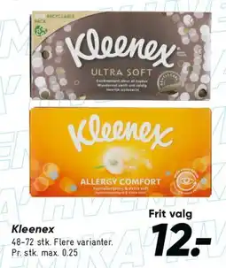 Bilka Kleenex tilbud