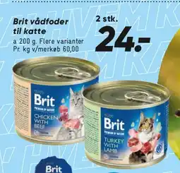 Bilka Brit vådfoder til katte tilbud
