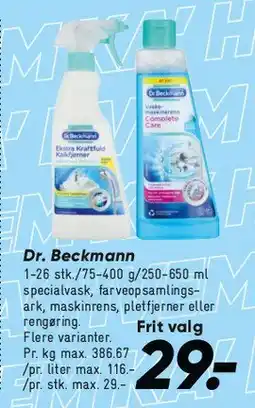 Bilka Dr. Beckmann tilbud