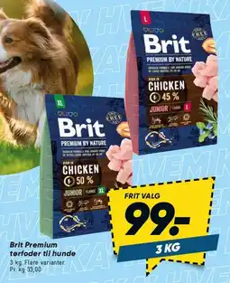 Bilka Brit Premium tørfoder til hunde tilbud