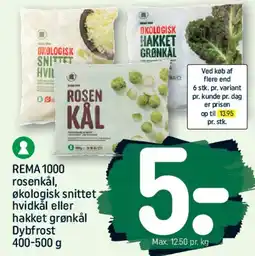 REMA 1000 REMA 1000 rosenkål / snittet hvidkål / hakket grønkål tilbud