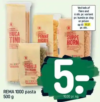 REMA 1000 REMA 1000 pasta tilbud