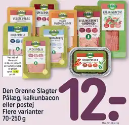 REMA 1000 Den Grønne Slagter Pålæg tilbud