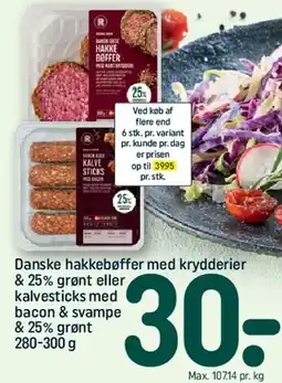 REMA 1000 Danske hakkebøffer med krydderier tilbud